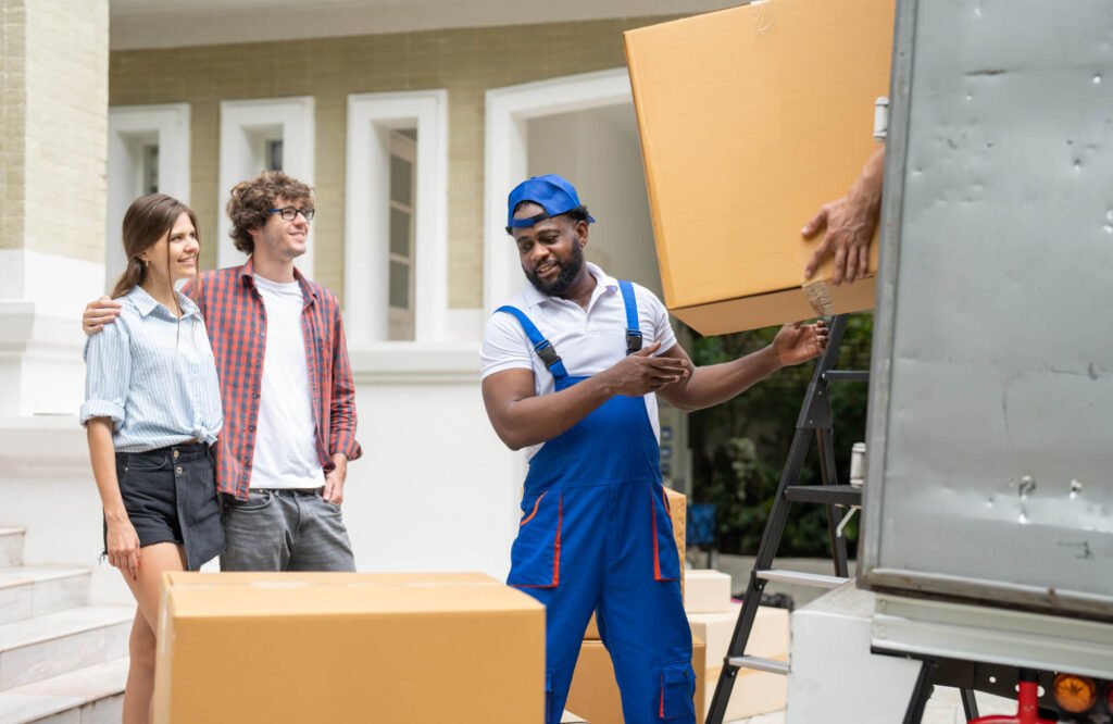 Ameen Movers team on-site